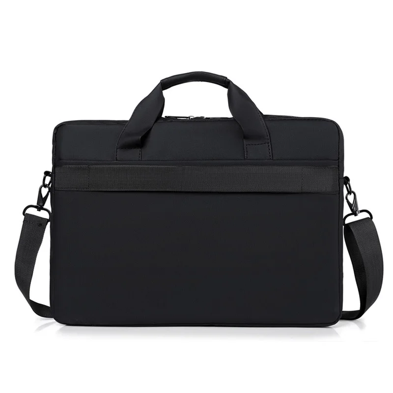 Wholesale Customized Single Shoulder Business Laptop Bag Wear-Resistant Shockproof Waterproof 15-inch PU Laptop Briefcase