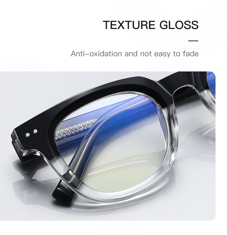 High Quality Flexible Spring Hinge Women Men Prescription Glasses Anti Blue Light Eyeglasses Frame