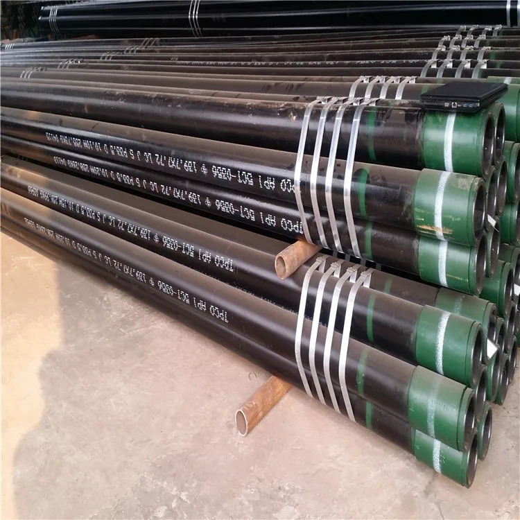 API 5CT Oil Field Supply Seamless Steel Oil Drilling J55 K55 N80Q L80 P110 4 1/2 7 9 5/8 13 3/8 340mm API 5CT Casing Pipe