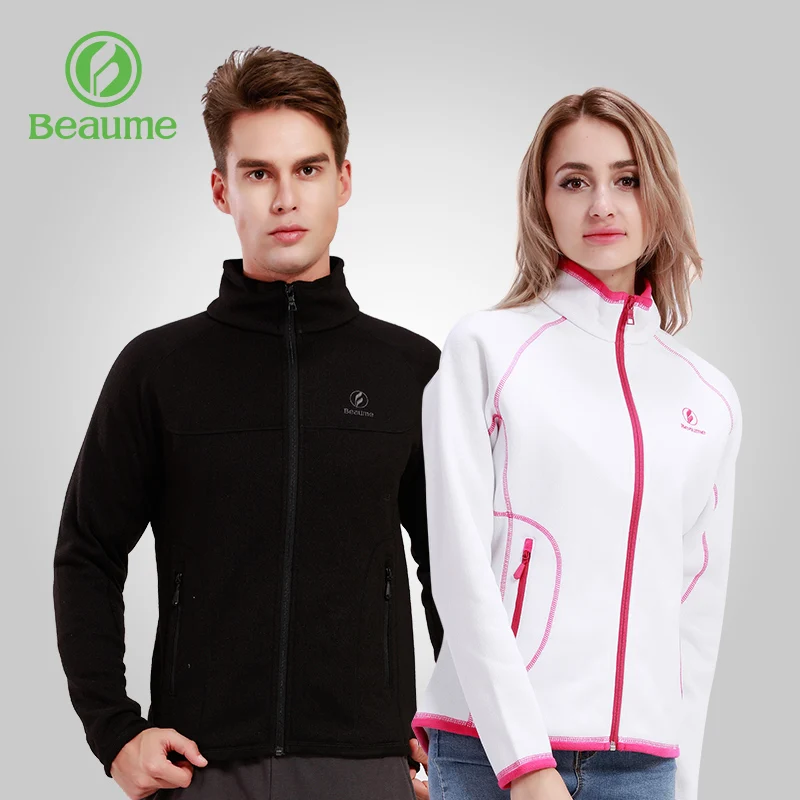Модная флисовая куртка Beaume вязаный теплый флисовый уличный кардиган baomei для мужчин и женщин с воротником-стойкой на осень зиму