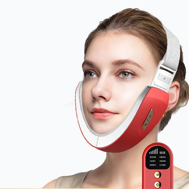 Micro-current V Face Lifting Instrument Masseter V Face Lift Massager Belt V-Shape Face Lift Massager