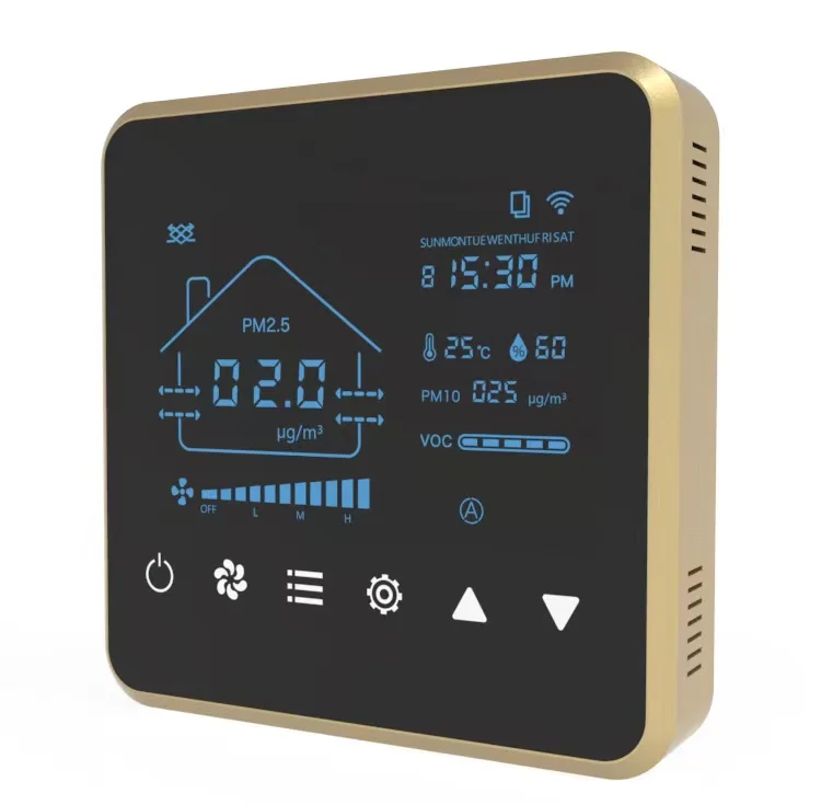 Термостат для системы вентиляции с пультом ДУ RS485 modbus tuya wifi