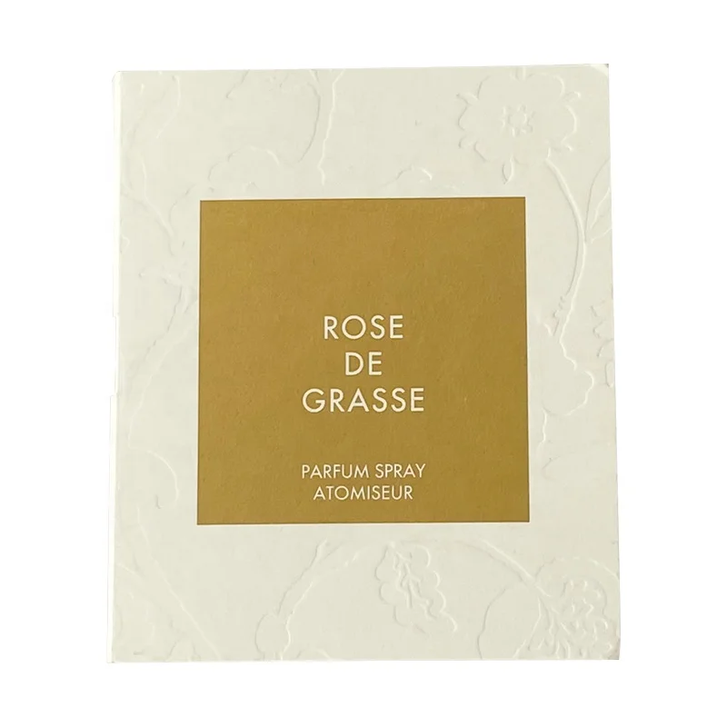 Chinese Supplier Small Perfume Sample Holding Paper Card Manufacturer Printing Tubular Perfume Tube Packaging Cardboard Card