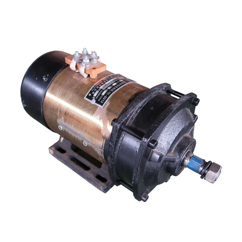 Huansheng DC Brush Motor For Electric Mining Dumpers, 1KW/2KW/3KW DC Brushed Motor Spare Parts For Electric Mini Dumper in Peru