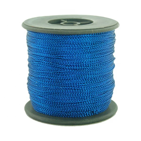 1mm Colors in Roll Elastic Metallic Cord String From Dongynag