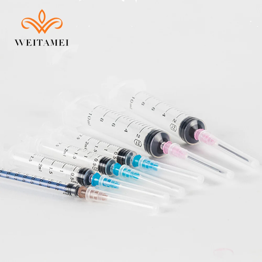 Wholesale Medical Plastic Disposable Needle Syringe
