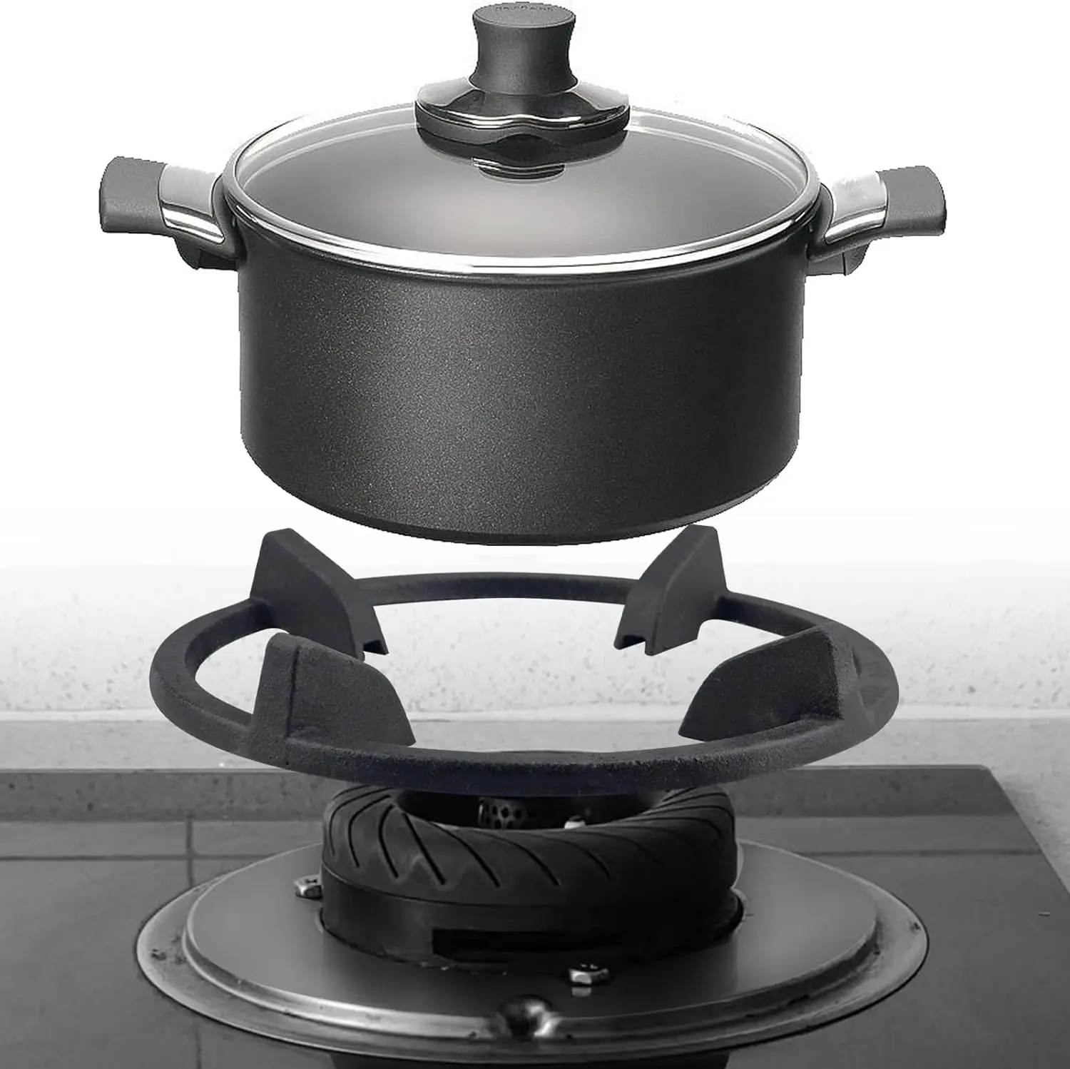 High quality factory price DG94-00939A Enamel Wok Ring Non Slip Cast Support