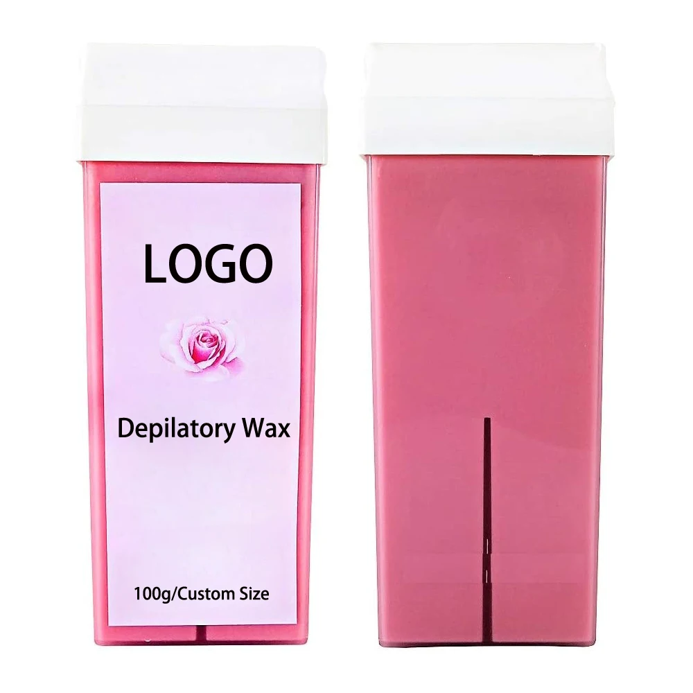 Private Label Skin Care Natural Honey Depilatory Wax Wholesale Paste 100ml Sugar Wax Cartridge 16 Flavor Painless Hair Removal