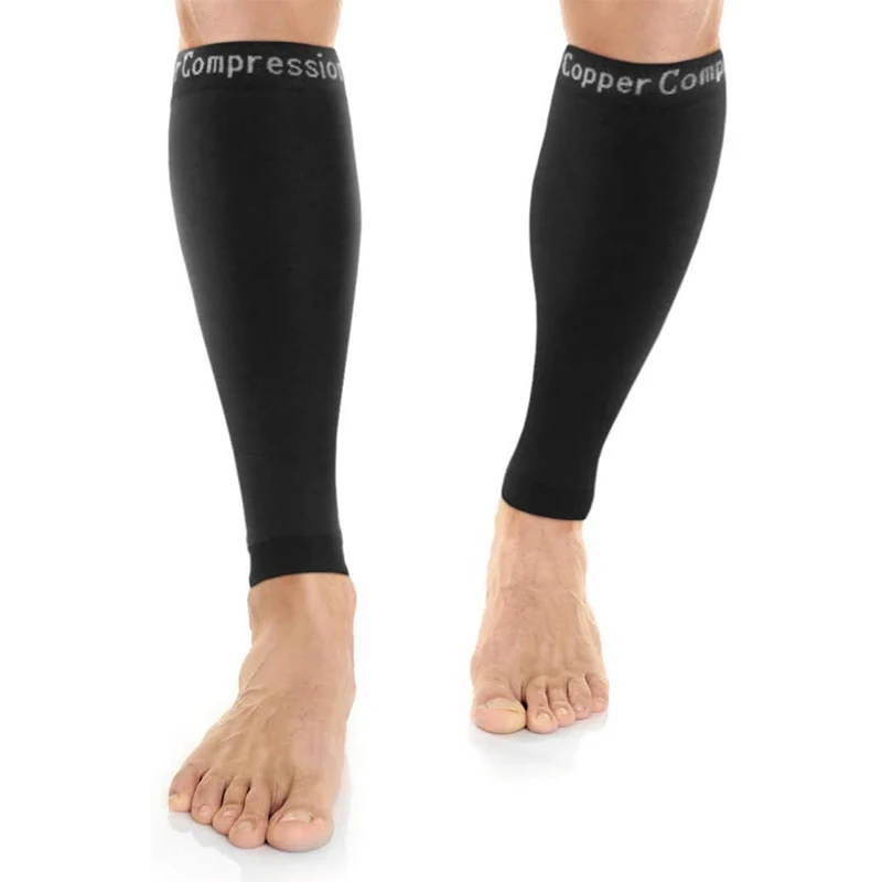 Custom Logo Outdoor Sports Protection Calf Brace Cycling Basketball Protection High Elastic Compression Calf Sleeves