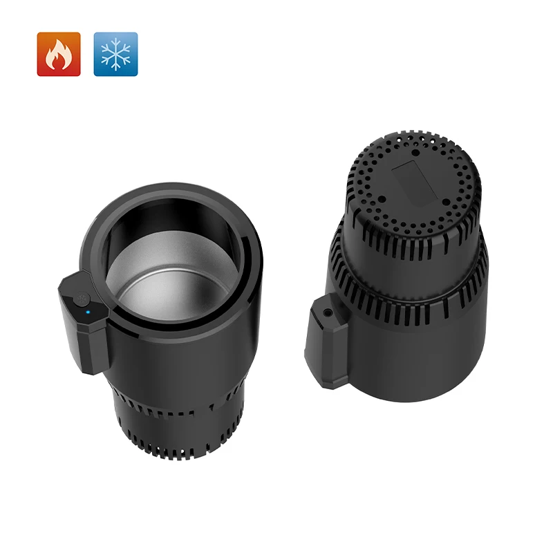 Fashion Design 2-in-1 Hot & Cold Car Cup Holder Fast Cooling Heating Smart Refrigerator -3°C~60°C for car interior home office
