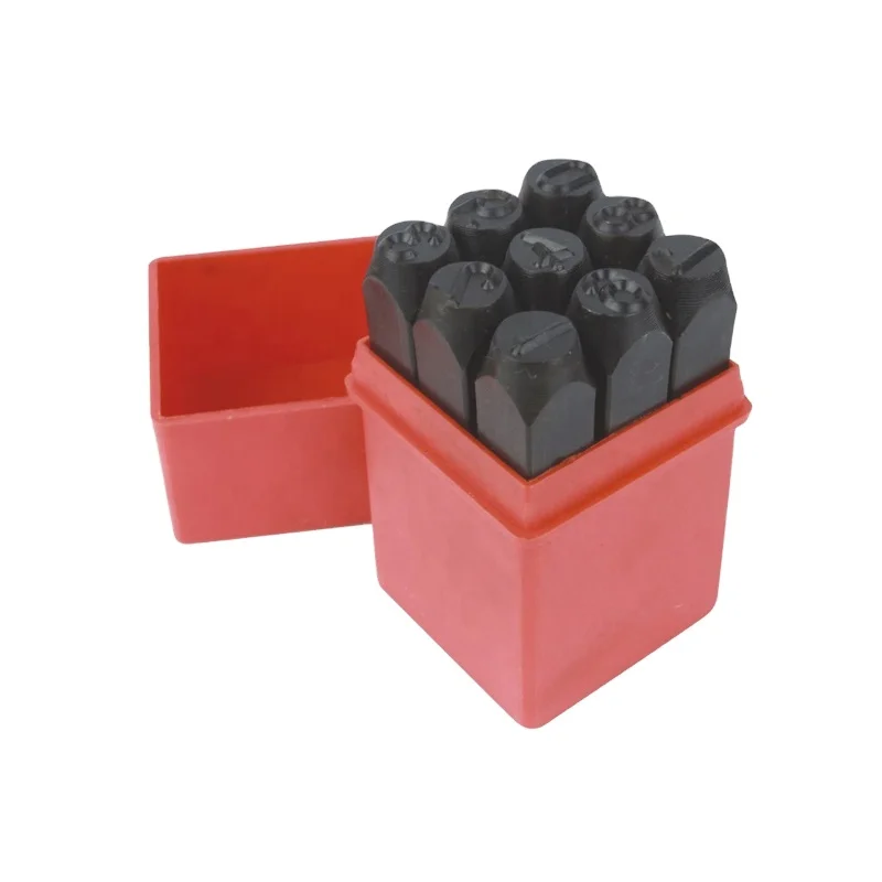 DIY metal stamp 9PCS 10mm Number Steel Stamp Die Punch Jewelry stamp Set  digital punch