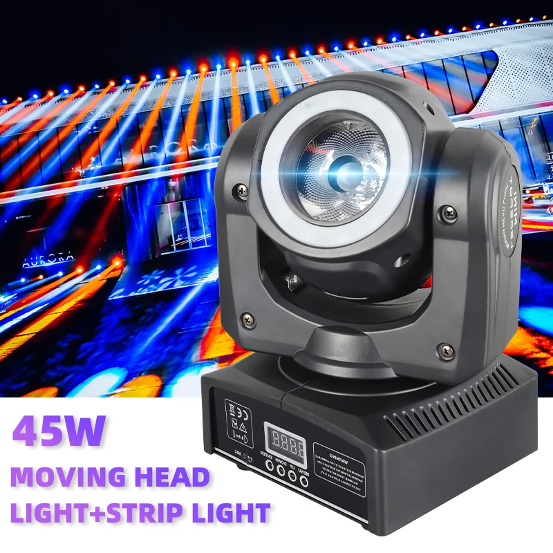 Disco head bobbing beam RGB DMX with automatic sound control for live stage party DJ bar disco lights