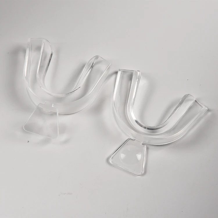 2 pairs/4pcs Thermoforming Dental Mouthguard Teeth Whitening Trays Bleaching Tooth Whitener Mouth Guard Care Oral Hygiene