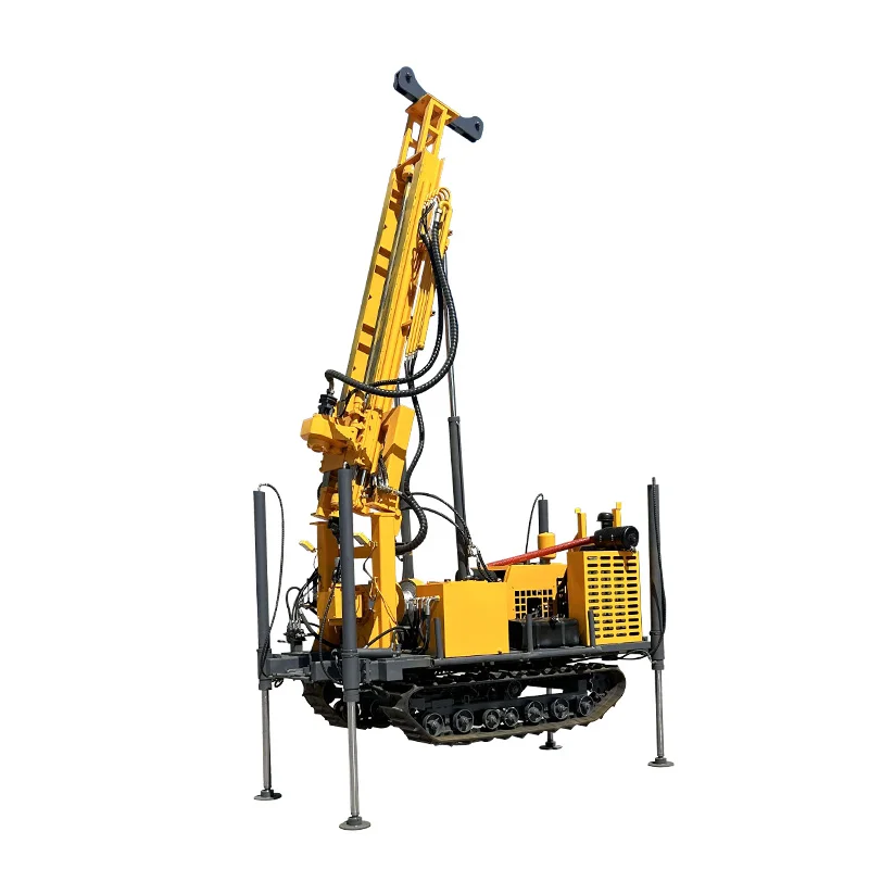 280m Water and pneumatic dual-purpose series drilling rig Multifunctional hydraulic crawler drilling rig Top drive drilling rig