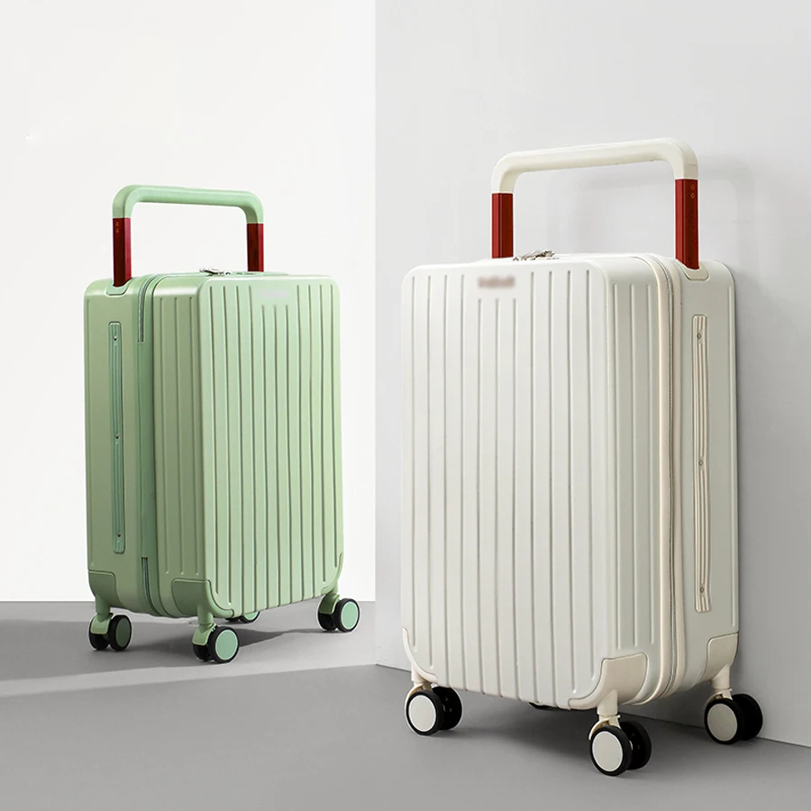 ALL PASS Luxury Original factory sale suitcase 20 inch smart checked luggage wide rod  luggage