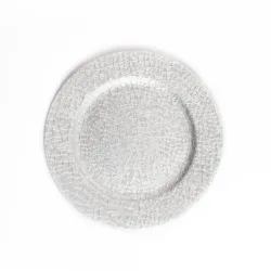 Wholesale Sliver Wicker Charger Plate Plates with Gold Cutlery Set Rattan Placemat