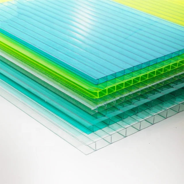 
PC Honeycomb Panels for Greenhouse Coverings Materials Honeycomb colored hollow PC polycarbonate sheet bayer material 