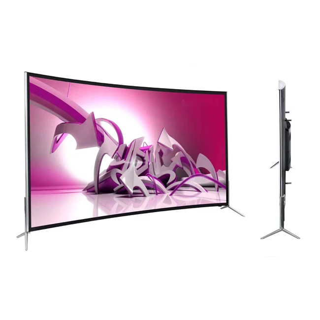 Curved tv 65 inches full hd 4K smart tv supplier