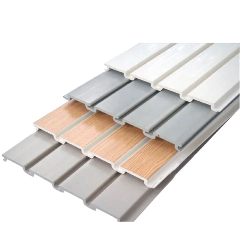 PVC Garage Slatwall Panels,Plastic Wall  For Interior Display