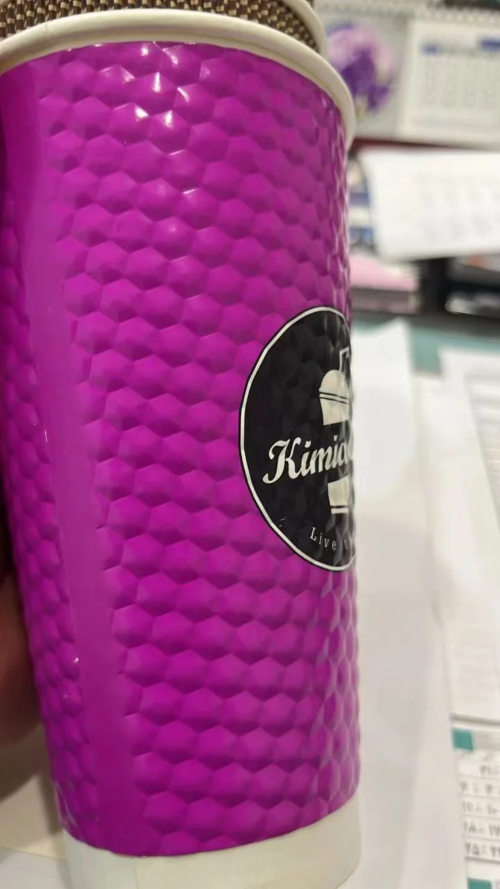 GD-T08 Greece Roller Type Embossing Double Wall Paper Cup Machine Speed 70-80pcs/min