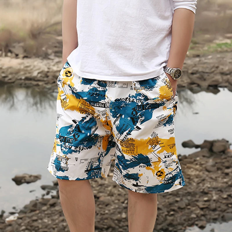 Beach Shorts Mens Swim Trunks Custom Logo Summerchampion Racerrts Men 1 Piece 100% Polyester Print Pattern Board Shorts