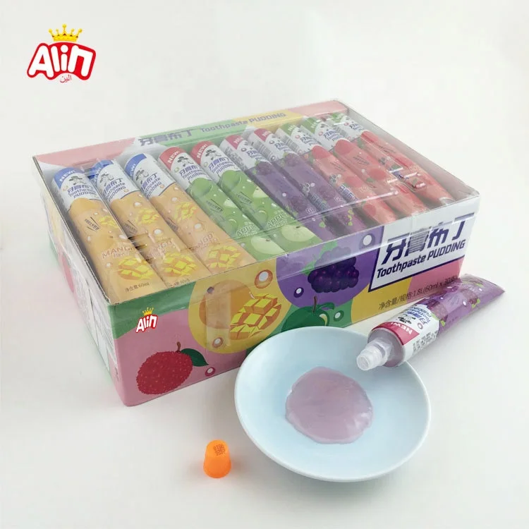  Упаковка зубной пасты с вкусным фруктовым низким содержанием сахара желе и