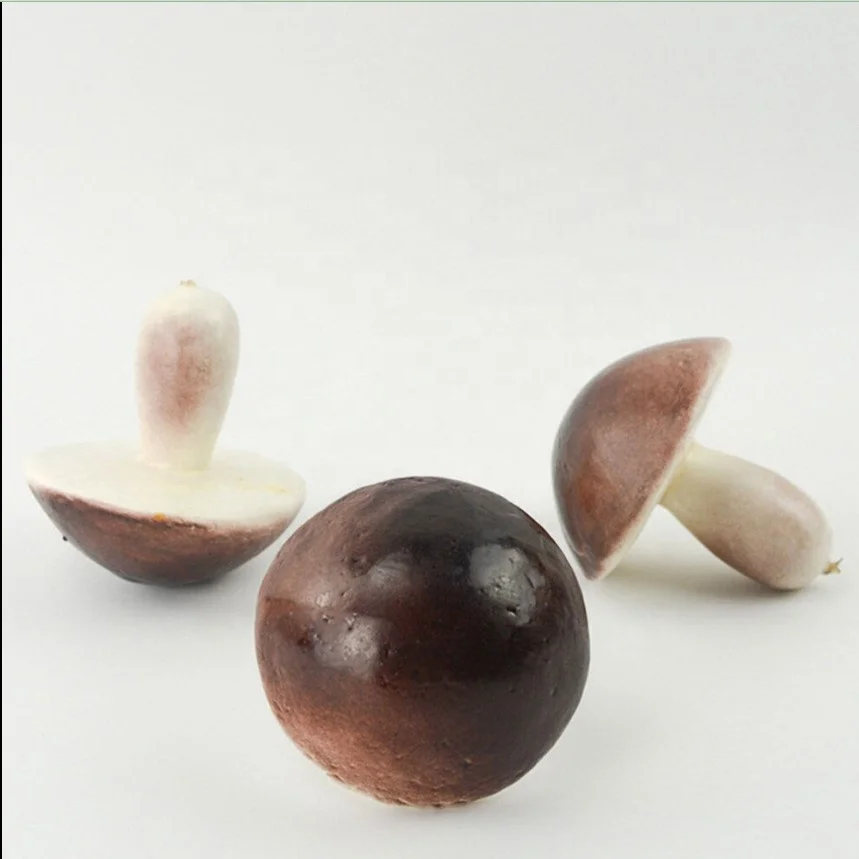 artificial mushroom Lifelike Decorative Artificial Plastic Fake vegetable for Easter