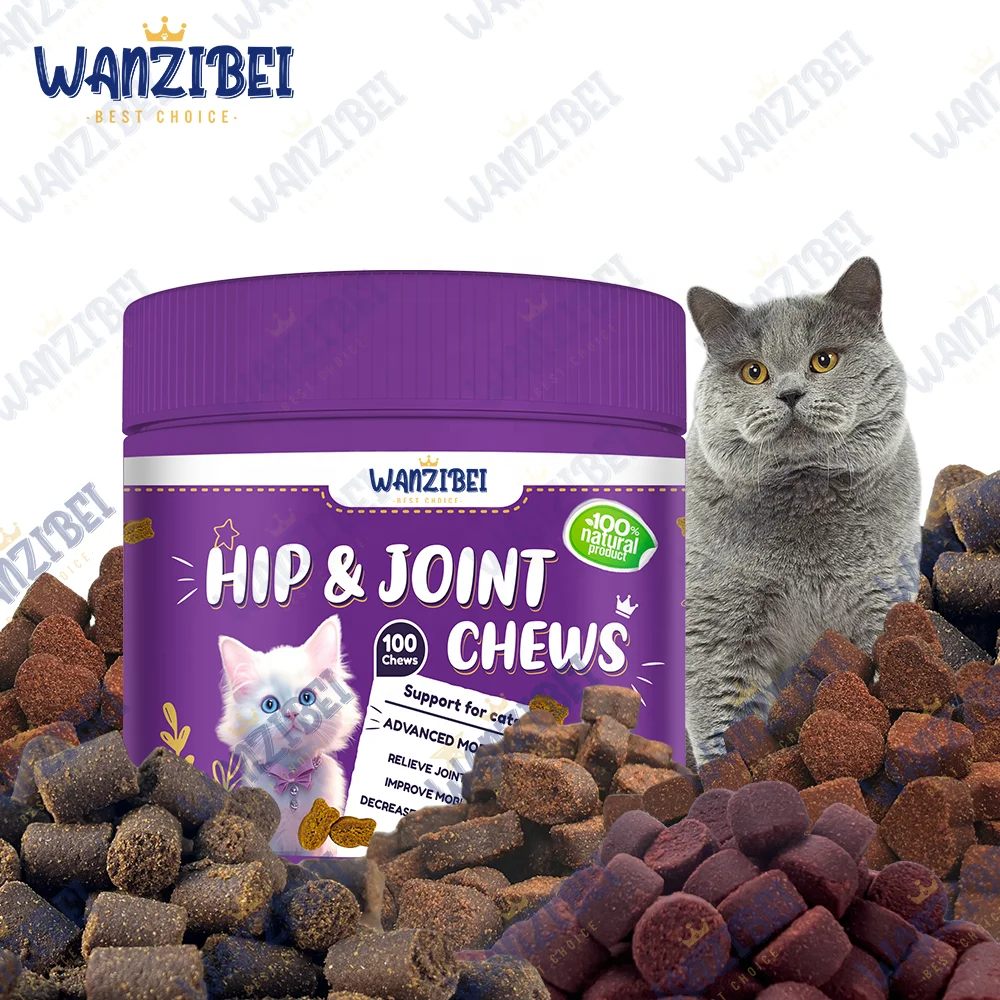 Wholesale Custom Hip and Joint Soft Chews for Pet Hem Supplement Support Cats Joint Health Provide Free Sample