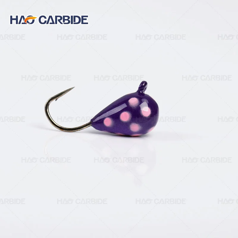wholesale tungsten fishing jigs bulk price/tungsten tear drop shape fishing ice jig