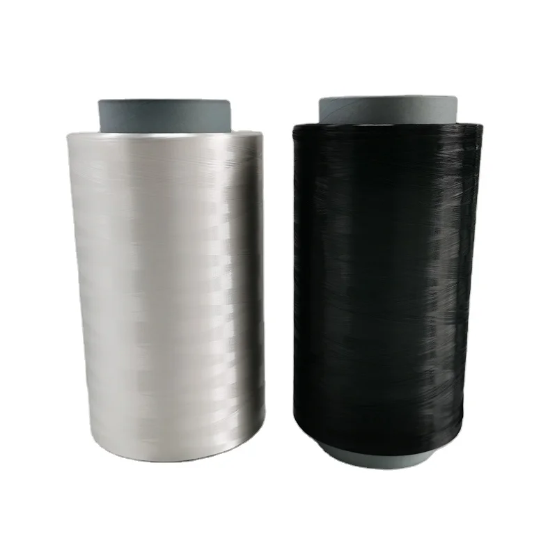 UHMWPE High Modulus Polyethylene Yarn 400D Black Safe Thread UHMWPE Cut-Resistant Fiber UHMWPE High-Strength Filament