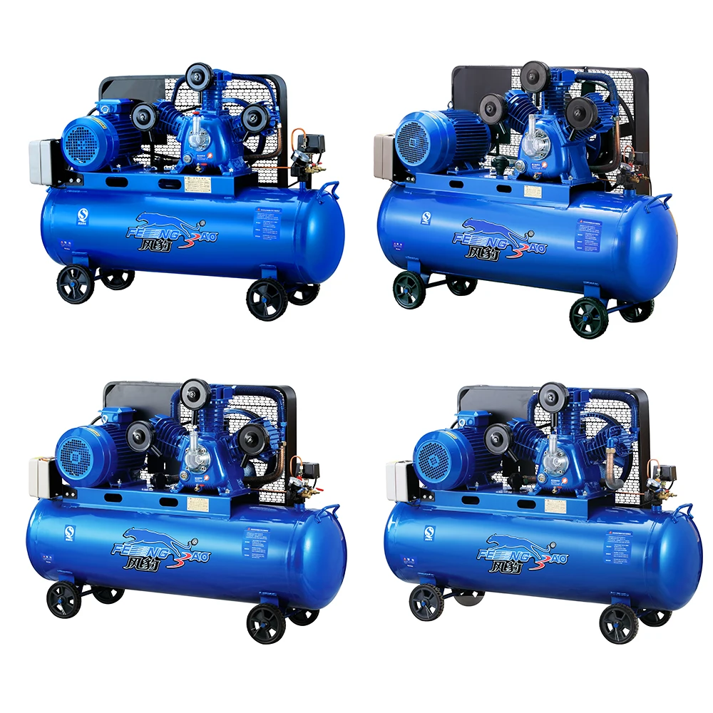  Высококачественный масляный компрессор Портативный мини-компрессор 4 Hp 12 5bar V-ременной