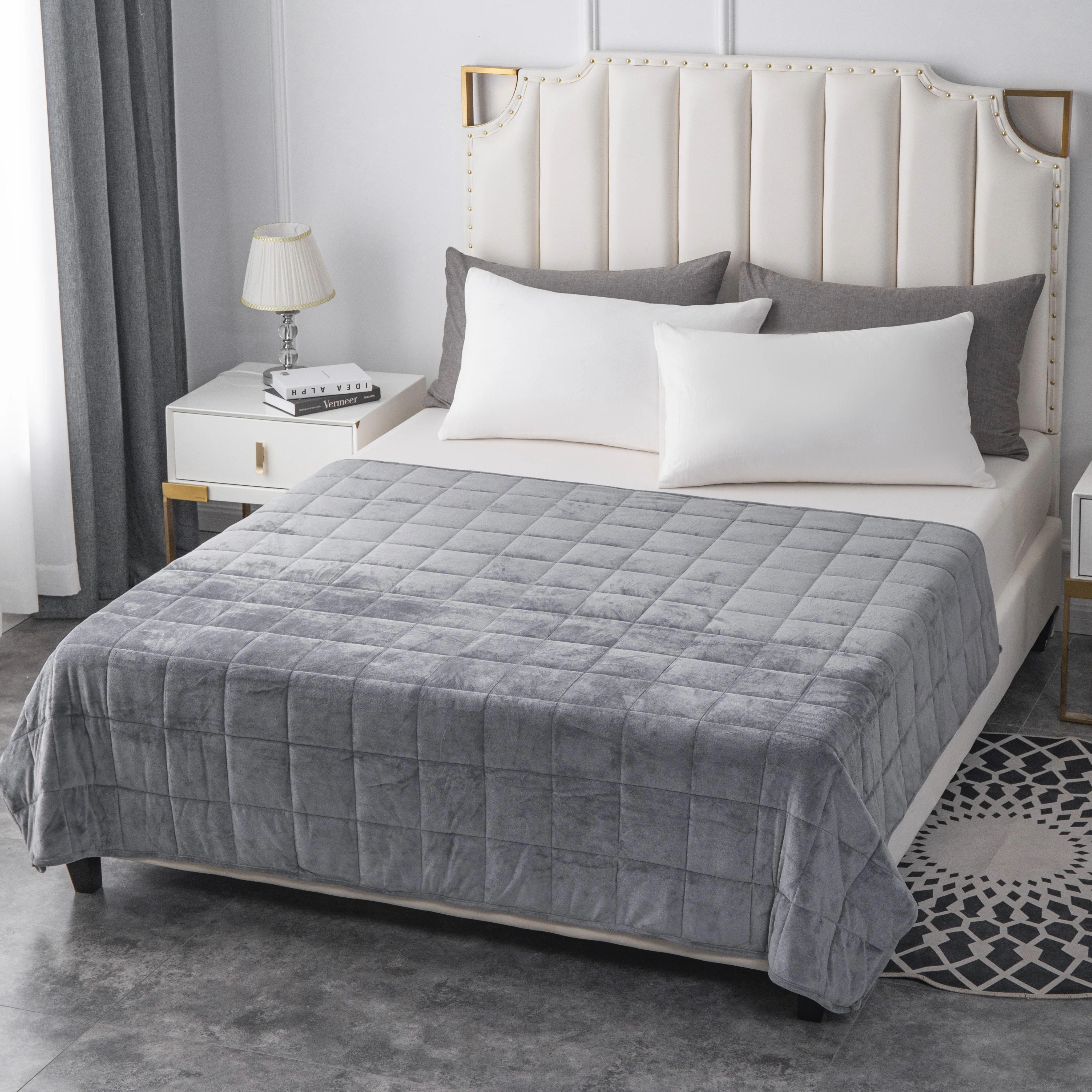 2022 Factory direct wholesale custom private logo thick heavy duty blanket with duvet cover