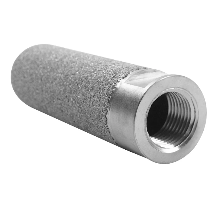 TOPEP Supply Customized 100um Titanium Powder Sintered Filter Element 30*100 Liquid Filtration Filter with G1-2 Female Thread
