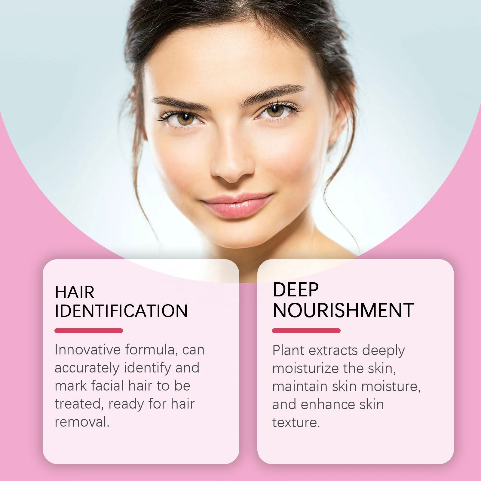 2024 OEM&ODM Hot Sale Hair Identify Spray Dermaplaning Face Hair Identifying Spray For Face Shaving Spray For All Skin And Hair