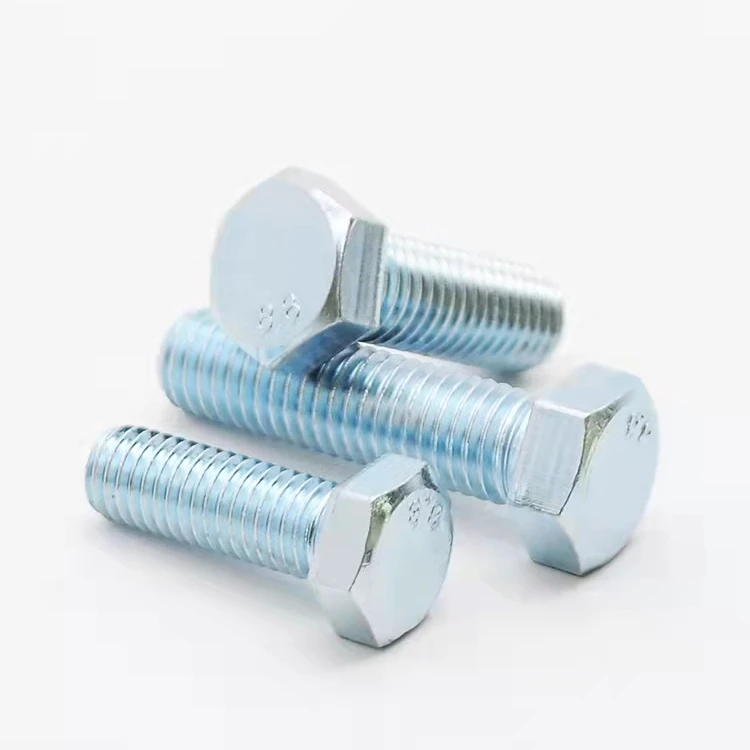 Factory stock Stainless steel A2 A4 DIN931 partial half thread Hex bolt and nut and washer