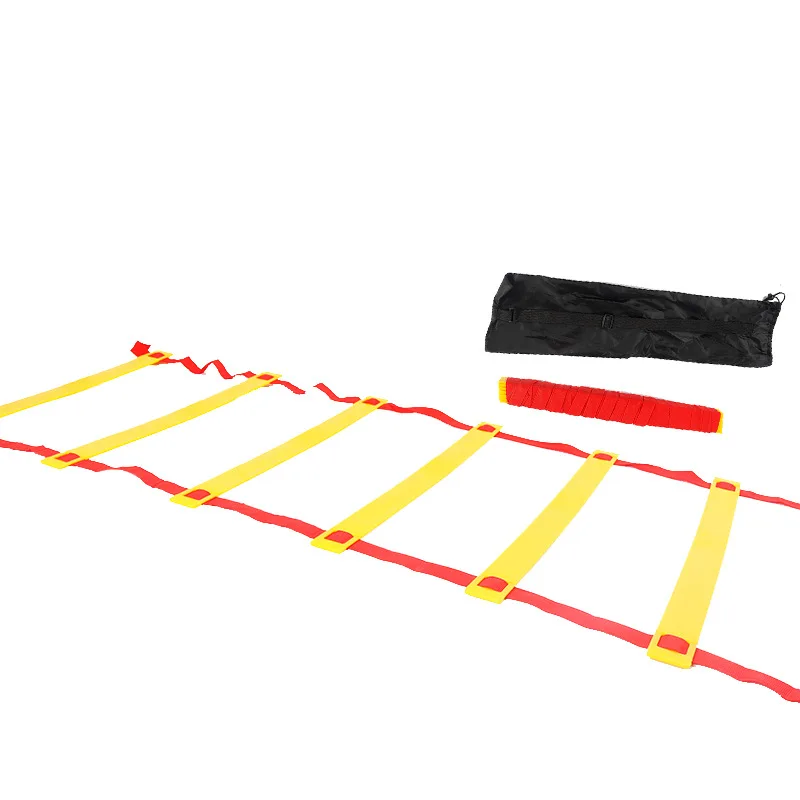 MacFit Top Quality Soccer Agility Ladder Durable Braid Jump Ladders Easy To Carry Football Speed Training Equipment