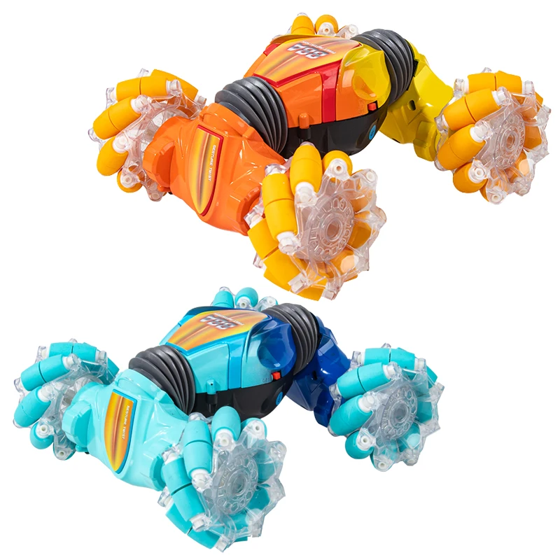 Mini Glow Wheel Gesture Sensing Rc Stunt Car Toys For Kids 2.4ghz Remote Control Drift Truck Toy Gesture Sensor RC Twist Car Toy