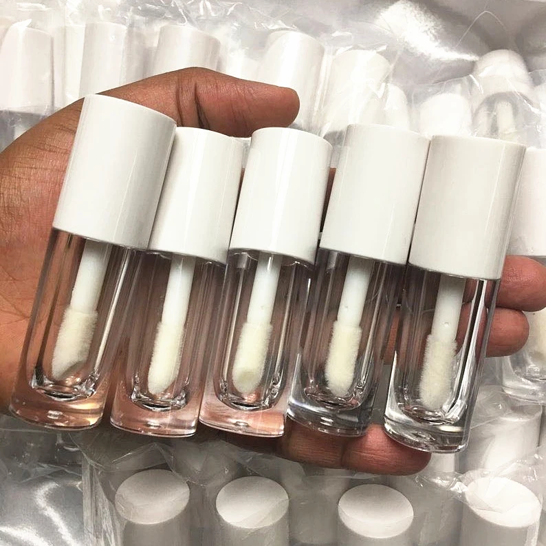  6.5ml Mini Cute Thick White Empty Big Wand Lipgloss