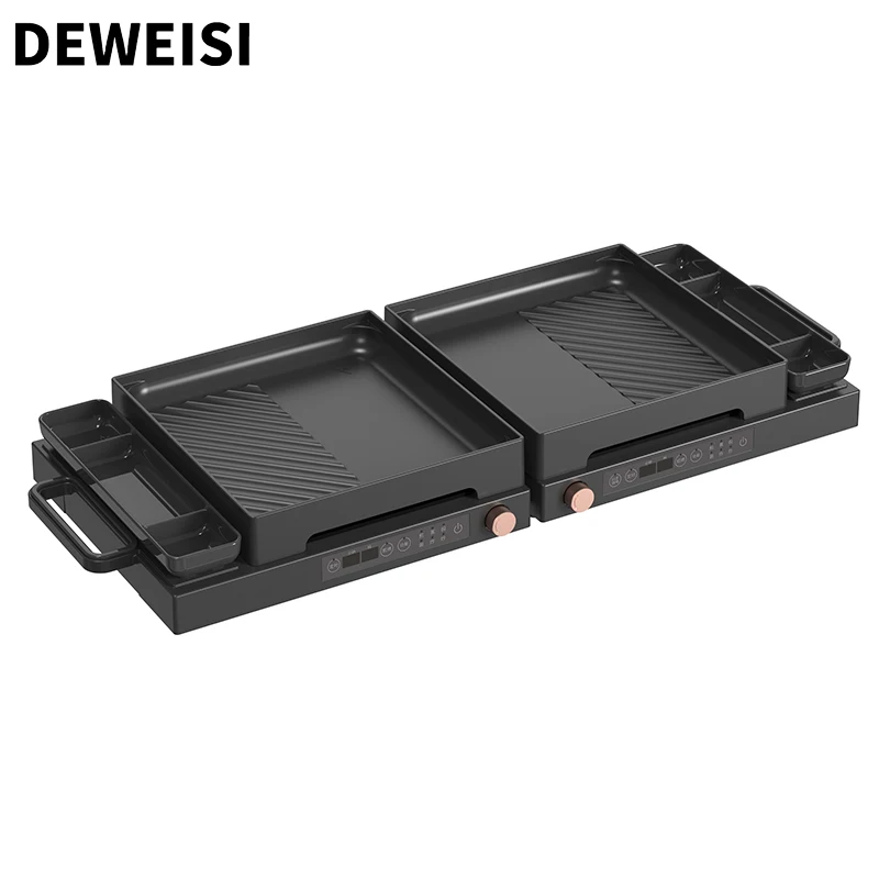 Electric foldable induction cooker stainless steel electric grill household camping kitchenware induction stove