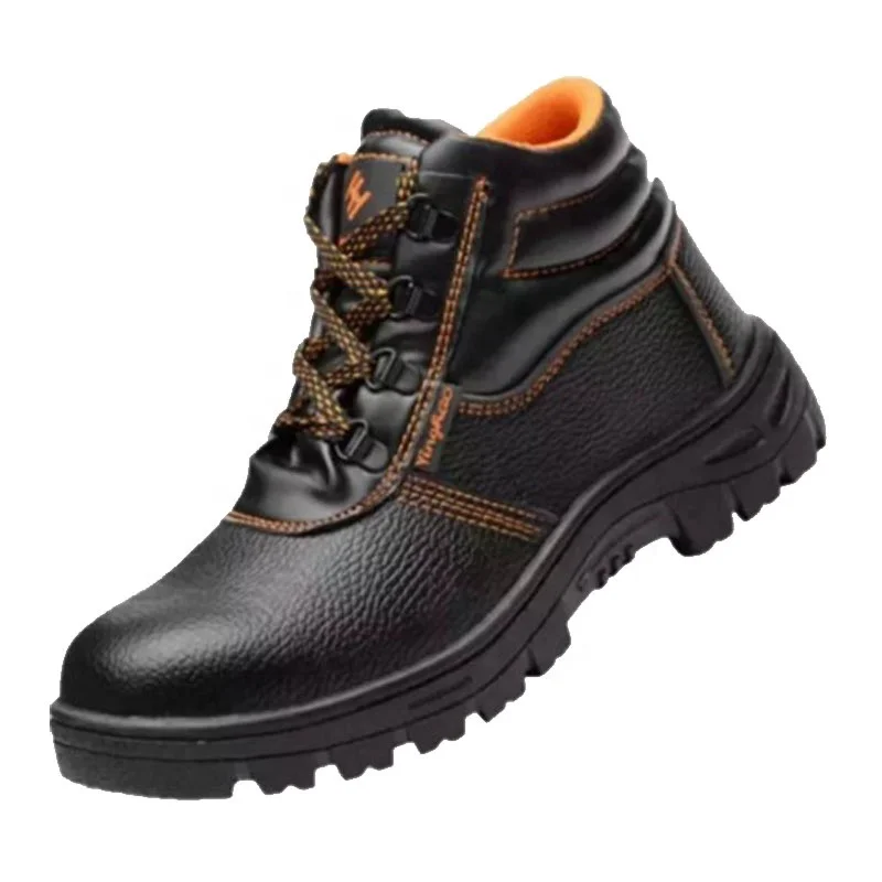 dropshipping outdoor working safety instruction ankle boots Waterproof puncture resistant steel toe protect safety unisex shoes
