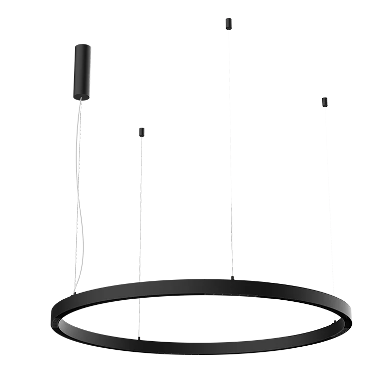 LED Modern Ceiling Lighting Round Ring Chandeliers LED Magnetic Pendant Light for Home
