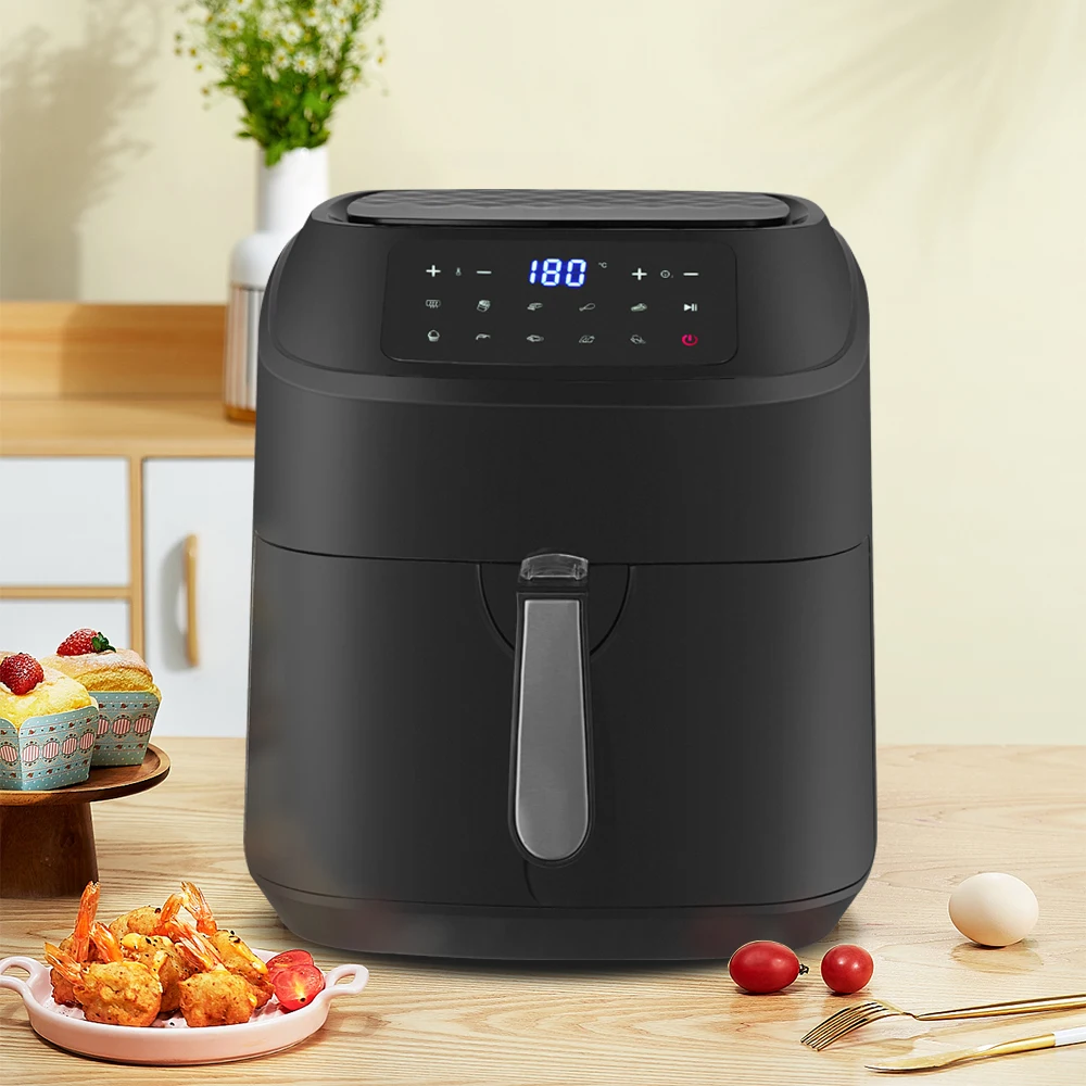 A-mazon, Best Selling Products Kitchen Appliance Electric dual air fryer Cover Plastic Horno Forno OEM PTFE Round 2022 in USA