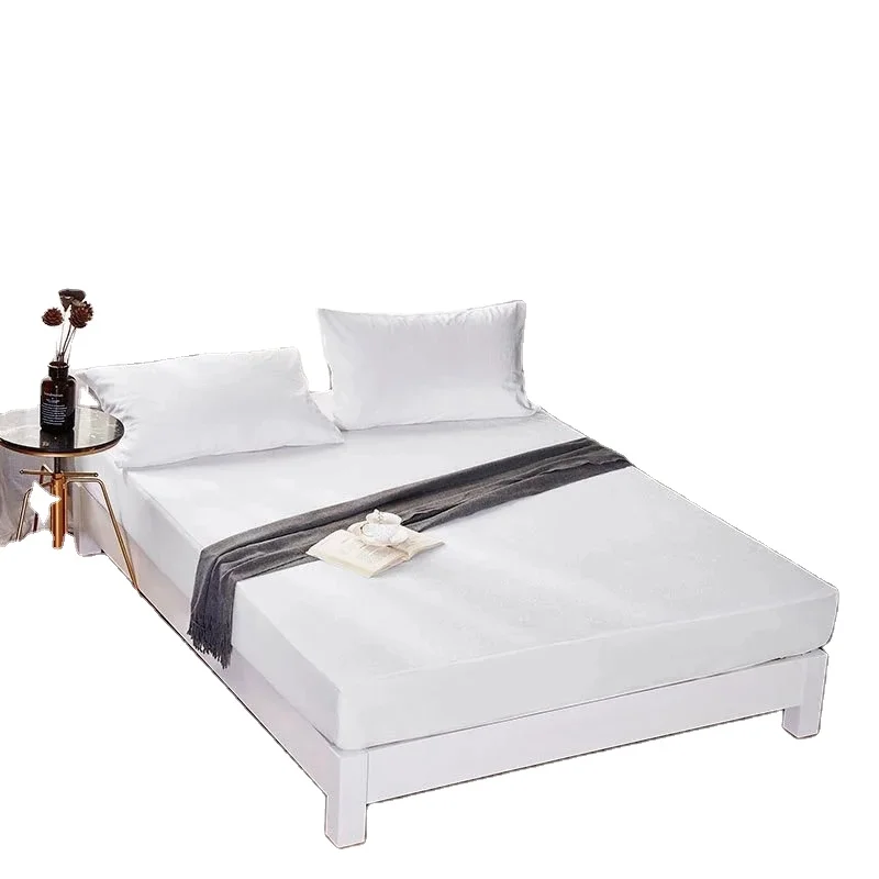Promotion Limited 100% Waterproof Mattress Cover Luxury Terry Cloth Protector Sheet With Elastic Machine Band Washable