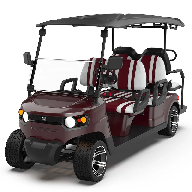 Electric Golf Buggy New Design 6 Seats Custom Street Legal  Electric Golf Cars For Sale Off Road Golf Cart