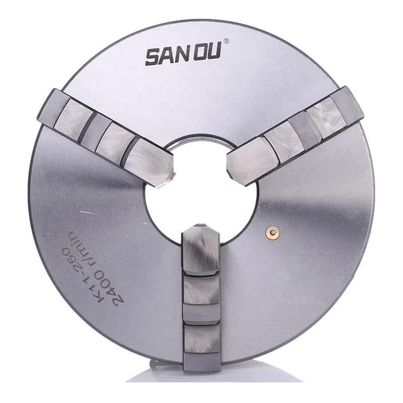 Metal lathe chuck 250mm Precision 3 jaw self-centering chuck K11-250 SANOU brand Manual Scroll Chuck for bench lathe