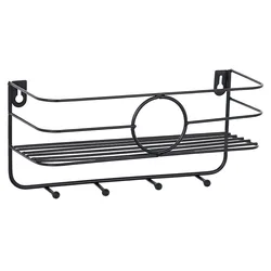 Bathroom New Design Metal Wire Storage Floating Wall Mounted Shelves