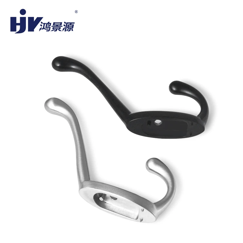 Wholesale Custom Baby Hooked 3M Gold Silver Black Single Robe Hook Coat And Hat Towel Hooks
