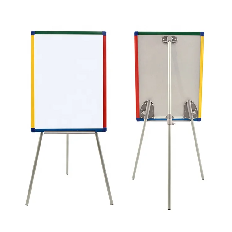 90x60cm tripod flip chart stand height adjustable whiteboard flipchart easel mobile flip chart board with stand price