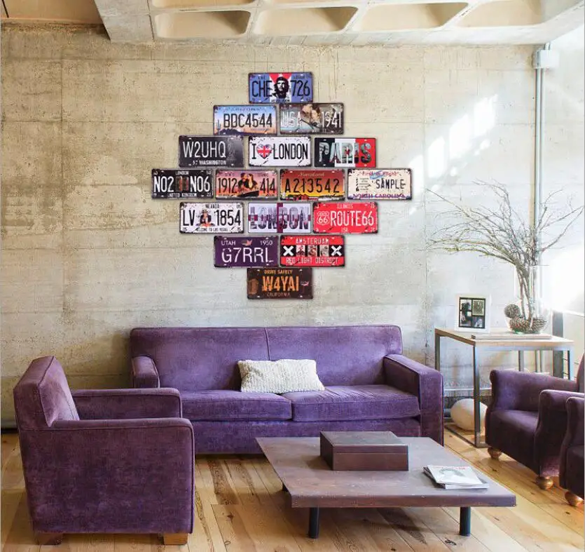 Custom Design Embossed Metal Sign Vintage Retro Poster Custom Funny Tin Signs Wholesale  Bar Garage Wall Decoration Tin Sign