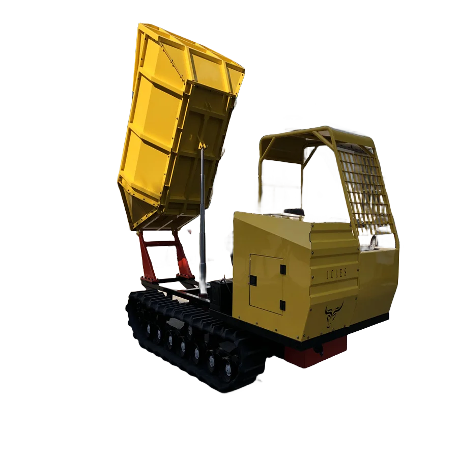 Hot Product 2024 Rubber Track Tractor Hydraulic Mini Dumper Truck Tractor Mini Crawler Dumper for Hottest Sale